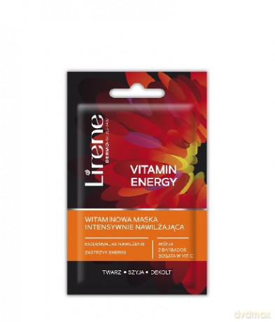 Lirene Dermoprogram Maseczka Vitamin Energy Nawilżająca 8ml