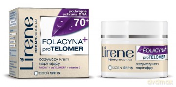 Lirene Folacyna +proTelomer 70+ Wzmacniający Krem Odbudowujący Na Noc