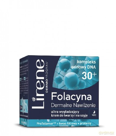 Lirene Folacyna Dermalne Nawilżenie Noc 30+