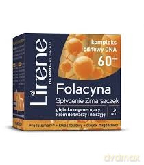 Lirene Folacyna Spłycenie Zmarszczek Noc 60+