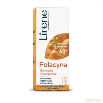 Lirene Pod Oczy Folacyna Spłycenie Zmarszczek 60+ D/N