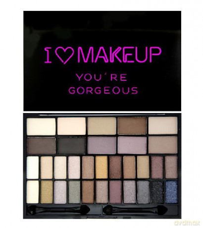 Makeup Revolution I Love Make Up Palette 32 Zestaw Cieni Do Powiek You're Gorgeous 14g (32 Kolory)