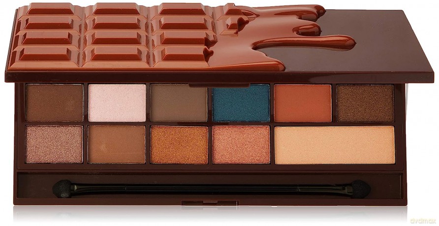 Makeup Revolution I Love Make Up Palette Zestaw Cieni Do Powiek Chocolate Salted Caramel 22g (16 Kolorów)