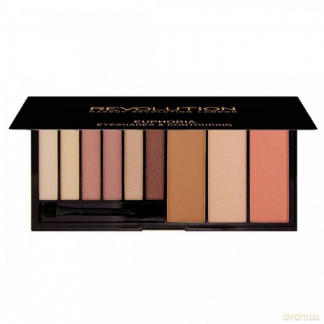 Makeup Revolution Palette Euphoria Bare Zestaw Do Makijażu Oczu I Twarzy 1op