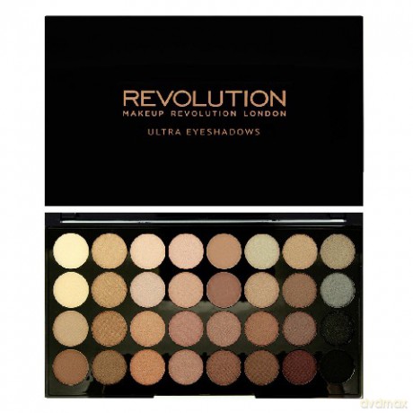 Makeup Revolution Ultra Palette 32 Zestaw Cieni Do Powiek Beyond Flawless 16g (32 Kolory)