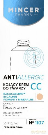 Mincer Pharma Anti Allergic Krem Cc Kojący Do Cery Wrażliwej 50ml