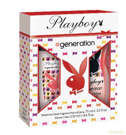 Playboy Zestaw Prezentowy Generation For Her (deo W Szkle 75ml+Żel Pod Prysznic 250ml)