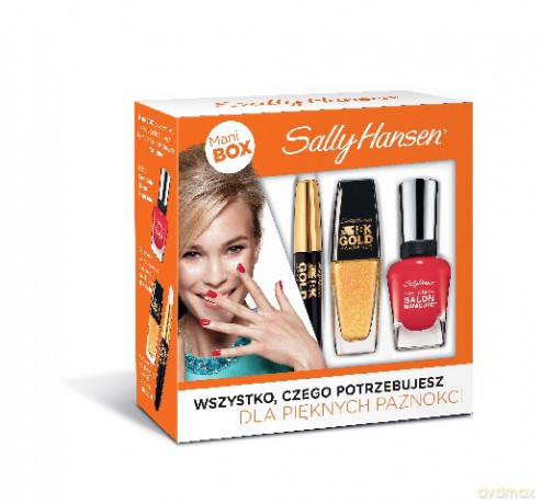 Sally Hansen Zestaw Prezentowy (lakier Do Paznokci Nr 570 + Odżywka 18kgold+Korektor Do Lakieru)