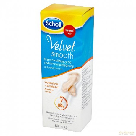 Scholl Akcesoria Do Stóp Velvet Smooth Krem Nawilżający Do Stóp 60ml