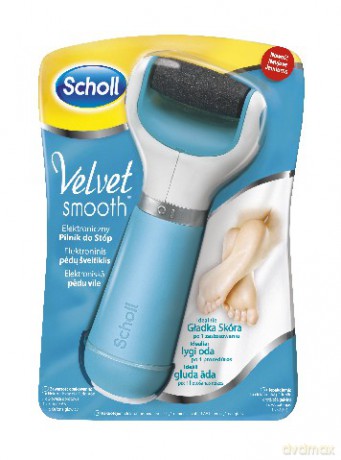Scholl Akcesoria Do Stóp Velvet Smooth Pilnik Elektroniczny Do Stóp 1szt