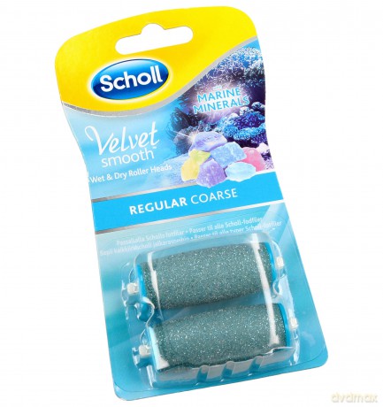 Scholl Akcesoria Do Stóp Velvet Smooth Wymienne Głowice Do Pilnika Elektronicznego 1op-2szt