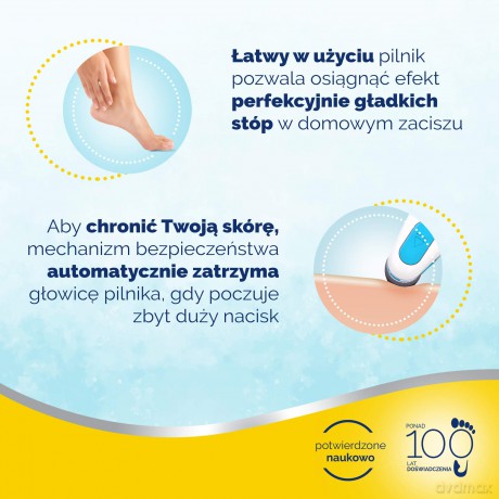 Scholl Piel Velvet Smoth Pilnik Elektr.Wet&Dry