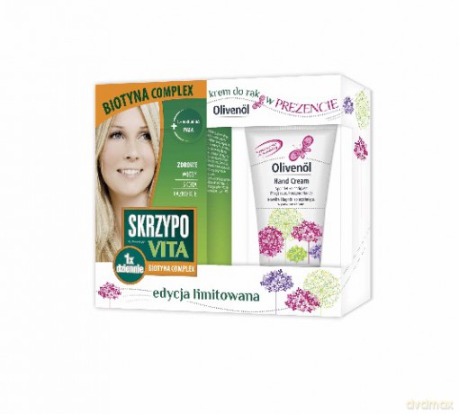 Skrzypovita + Biotyna Complex 1 X Dziennie Zestaw (1 Op -42 Tabl. + Olivenol Krem Do Rąk 50ml)