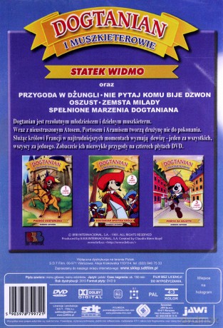Dogtanian i muszkieterowie - Statek widmo [DVD]