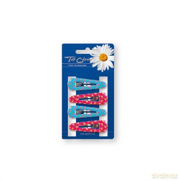 Top Choice Akcesoria Do Włosów Beauty Collection Spinka "pyk" Mix 1op- 4szt