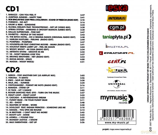 Jesień 2007 w rytmie dance [2CD]