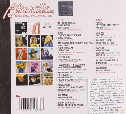 Blondie: Singles Collection 1977-1982 [2CD]