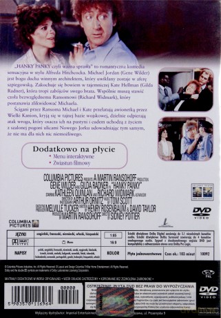 Hanky Panky, czyli ważna sprawa [DVD]
