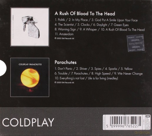 Coldplay: A Rush Of Blood To The Head+Parachutes [2CD]