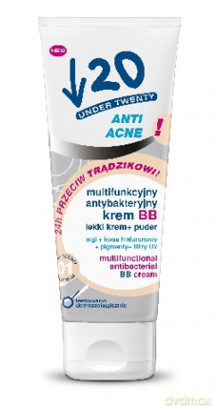 Under Twenty Anti Acne Krem Multifunkcyjny Bb Jasny Beżowy 01 75ml