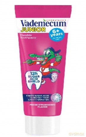 Vademecum Junior 6+ Pasta Do Zębów Strawberry 75ml
