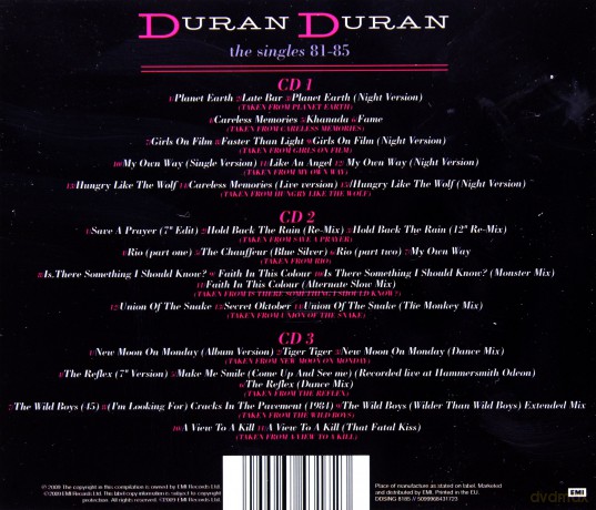 Duran Duran: Singles Collection 1981-1985 [3CD]