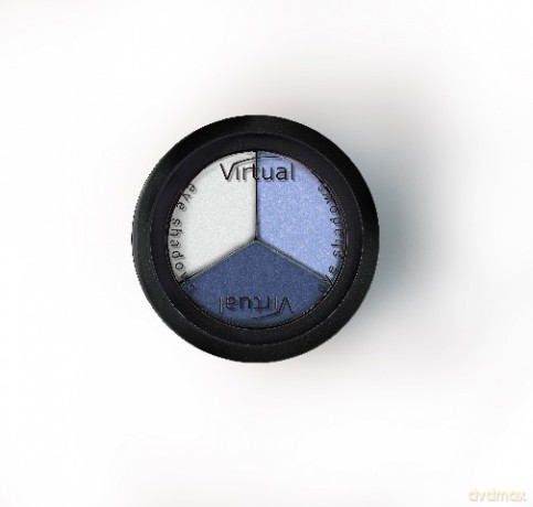 Virtual Trio Cienie Do Powiek Satynowe 018 Smokey Eye 1szt