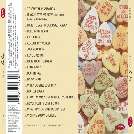 Chicago: Love Songs [CD]