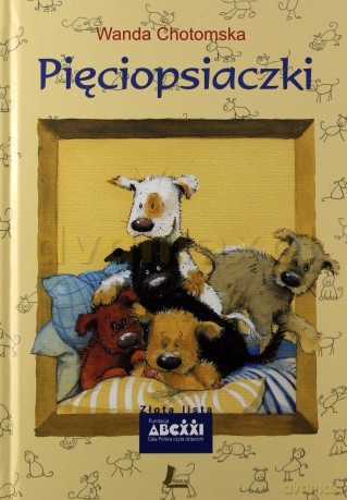Pięciopsiaczki - Wanda Chotomska (twarda) [KSIĄŻKA]