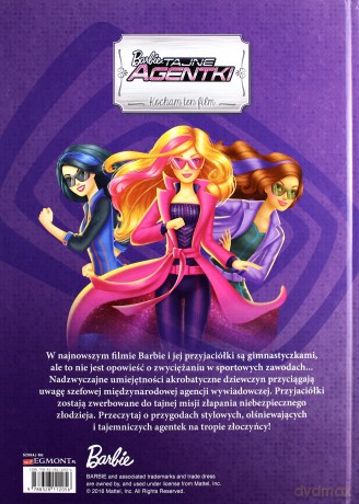 Barbie tajne agentki. Kocham ten film (twarda) [KSIĄŻKA]
