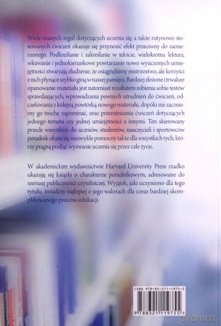 Harvardzki poradnik skutecznego uczenia się - Peter C. Brown, Henry L. Roediger III, Mark A. Mcdaniel [KSIĄŻKA]