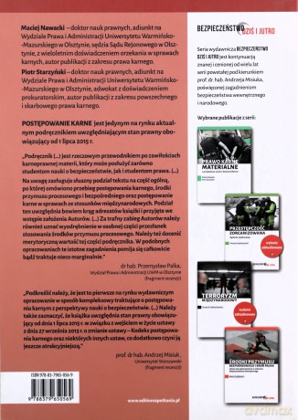 Postępowanie karne z perspektywy nauki o bezpieczeństwie - Maciej Nawacki, Piotr Starzyński [KSIĄŻKA]