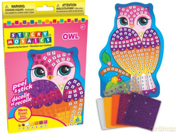 Wyklejanka mini sowa [KSIĄŻKA]