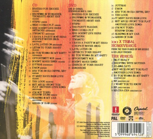 Per Gessle: Gessle Over Europe (ecopack) [CD]+[DVD]