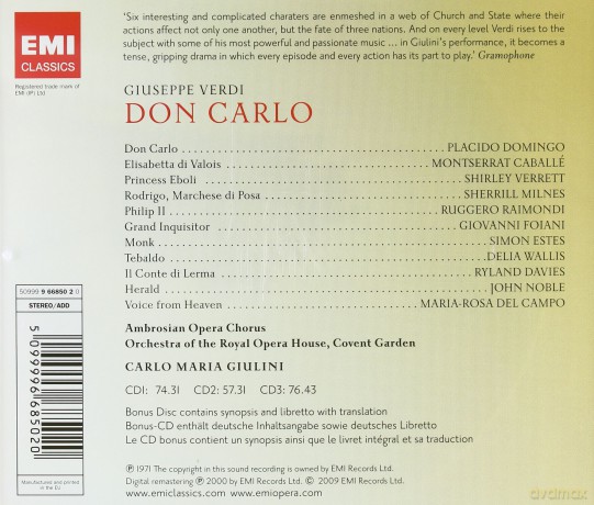 Carlo Maria Giulini: Don Carlo [4CD]