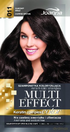 Joanna Multi Effect Color Keratin Complex Szamponetka 11 Kawowy Brąz 35g