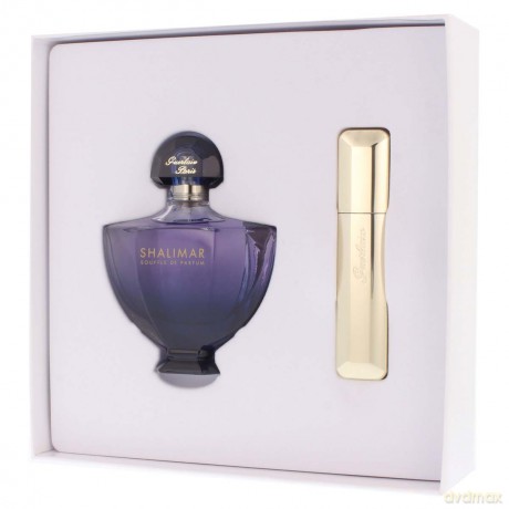 Guerlain Shalimar Souffle de Parfum Zestaw Woda perfumowana 50 ml spray + Mascara Cils D´Enfer Maxi Lash Tusz do rzęs 8,5 ml - 01 Noir