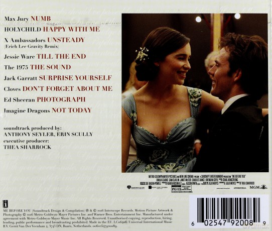 Me Before You soundtrack (Zanim się Pojawiłeś) [CD]