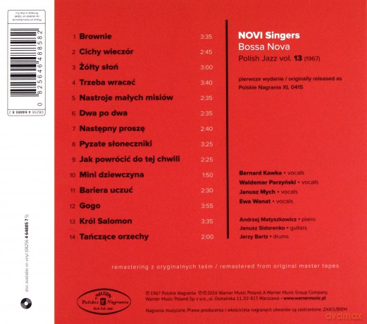 Novi Singers: Bossa Nova [CD]