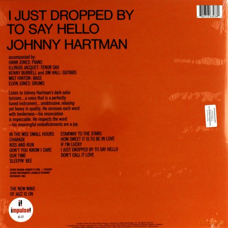 Johnny Hartman: I Just Dropped By To Say Hello [Winyl]