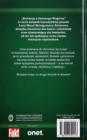 Ania z Avonlea - Lucy Maud Montgomery [KSIĄŻKA]