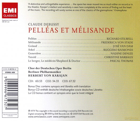 Herbert Von Karajan: Pelleas Et Melisande [4CD]