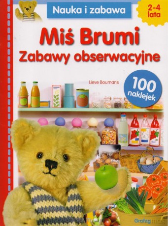 Nauka i zabawa - Miś Brumi. Zabawy obserwacyjne - Lieve Boumans [KSIĄŻKA]