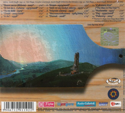 Jacek  Kleyff W Orkiestrze Na Zdrowie: Znaki (digipack) [CD]
