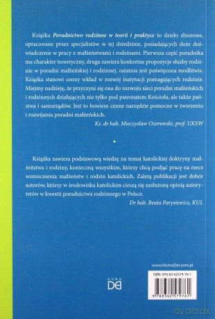 Poradnictwo rodzinne w teorii i w praktyce [KSIĄŻKA]