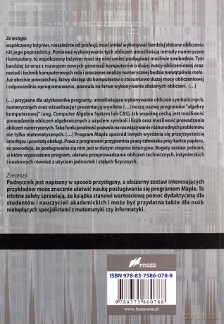 Program Maple w obliczeniach inżynierskich i naukowych - Mirosław Szukiewicz [KSIĄŻKA]