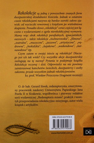 Rekolekcje wczoraj i dziś - Gerard Siwek [KSIĄŻKA]