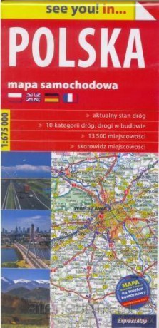 See you!in... Polska 1:675 000 mapa samochodowa