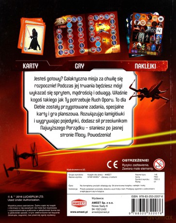 Star Wars. Zabawy z kartami (Gwiezdne Wojny) [KSIĄŻKA]