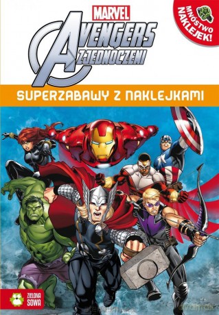 Superzabawy z naklejkami. Avengers [KSIĄŻKA]
